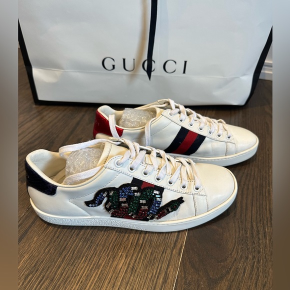 Gucci ace Kingsnake sneakers - Picture 4 of 7